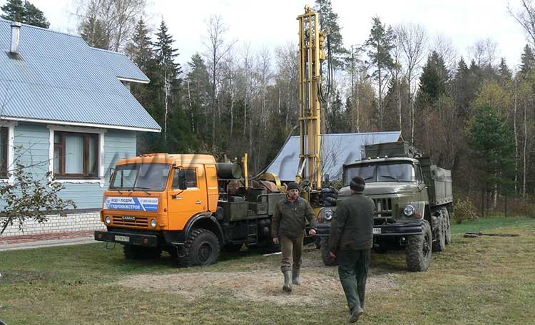 Бурение скважин на воду весной