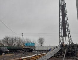 Бурение скважины глубиной 260м